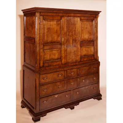 Joined Linen Press - Five Drawers