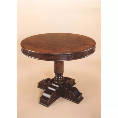 Single Pedestal Table - Cross Base