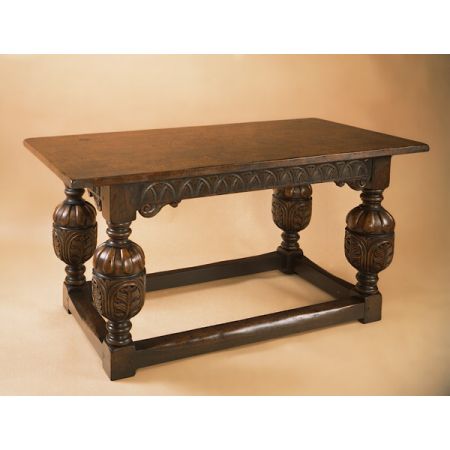 Joined Dinning Table - Carved