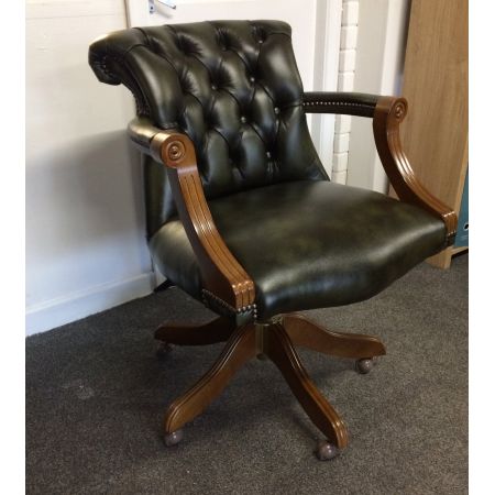 Chesterfield Drehstuhl Officer Swivel
