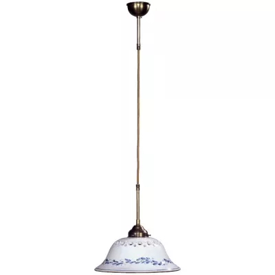 Pendelleuchte Keramik 30 cm Vergissmeinnicht