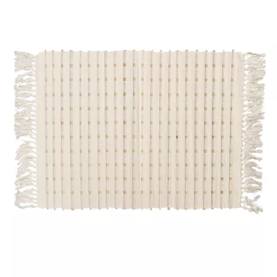 Clayre & Eef Tischset Bambus 6 Stück 33x48 natur