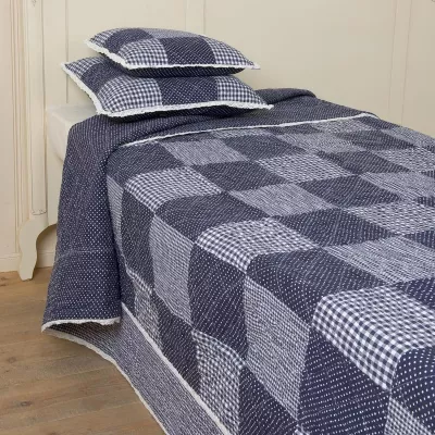 Clayre & Eef Tagesdecke "Squares" 180x260