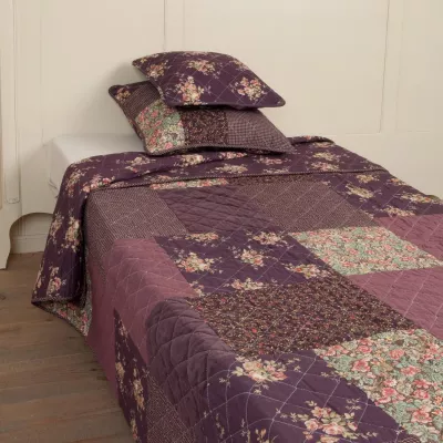 Clayre & Eef Tagesdecke "Purple Flower" 180x260