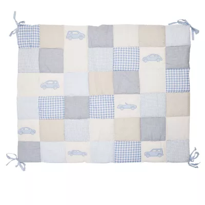 Clayre & Eef Krabbeldecke Kuscheldecke Quilt Decke 85 x 105 cm