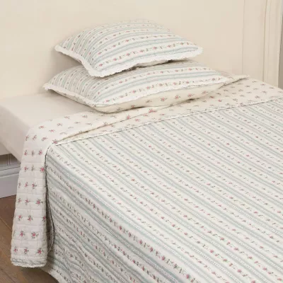 Clayre & Eef Tagesdecke "Little Rose" 260x260