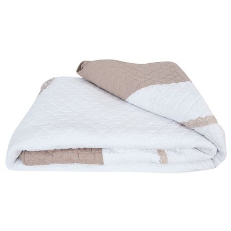 Clayre & Eef Tagesdecke Queen 2 Personen 260x260cm