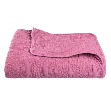 Clayre & Eef Bettüberwurf stonewashed 180x260 cm