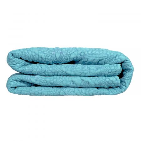 Clayre & Eef Bettüberwurf stonewashed 180x260 cm