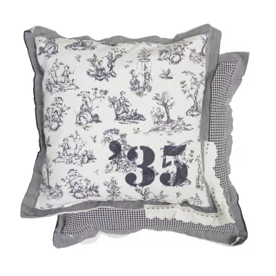 Clayre & Eef Kissen "No. 35" Baum-Muster 50*50cm