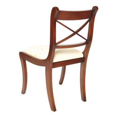 Esszimmer Stuhl Regency Cross Stick in Mahagoni