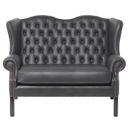 "Royal" 2-Sitzer Original englisches Chesterfield Sofa