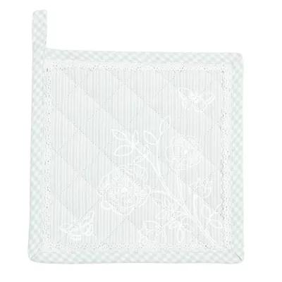 Clayre & Eef Topflappen hellblau