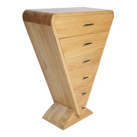 Morris "Icone" Hochkommode Inox natur