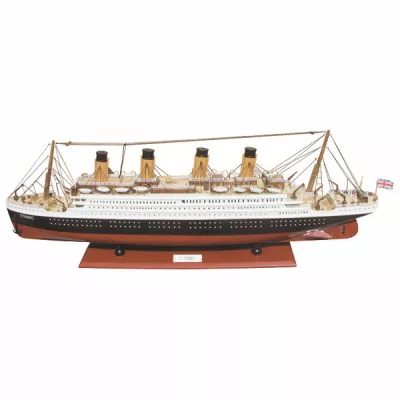 Maritim by Morris Schiffsmodell - Titanic, Holz, L: 80cm, H: 29cm