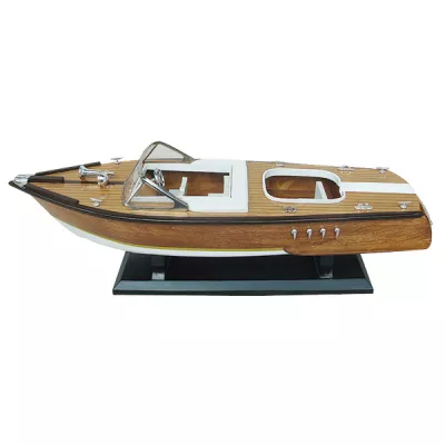 Maritim by Morris Italienisches Sportboot, Holz, L: 50cm, H: 15cm