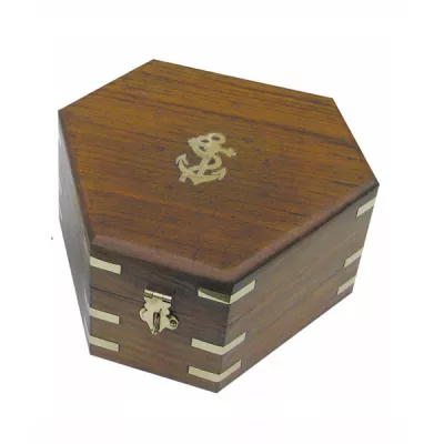 Maritim by Morris Holzbox für Sextant 8200S, 17,5x15,5x8,5cm