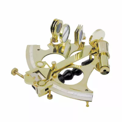 Maritim by Morris Sextant ohne Microeinstellung, Messing, 21x20cm