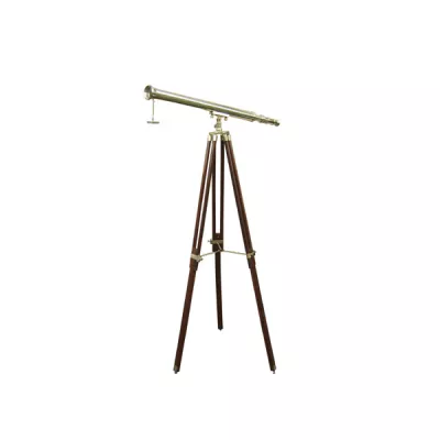Maritim by Morris Stand-Teleskop, Messing, L: 69cm, H: 130cm