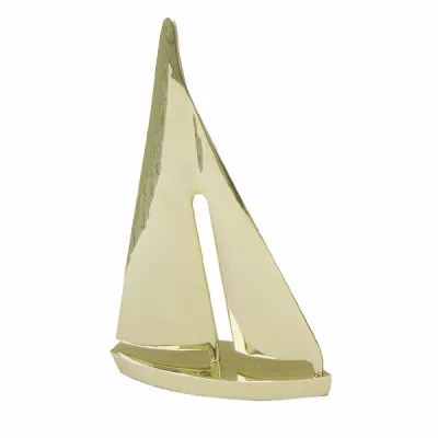 Maritim by Morris Segel-Yacht, Messing, L: 20cm, H: 31cm