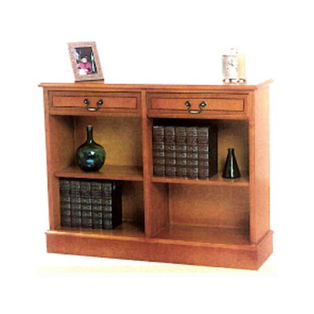 Low open bookcase  auch  in Mahagoni