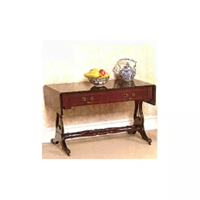 Devonshire table two drawers, mahogony or yew