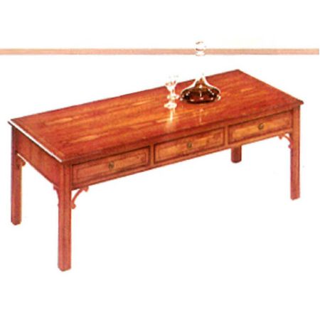 Six   6 drawer chippendale coffee table  Sofatisch