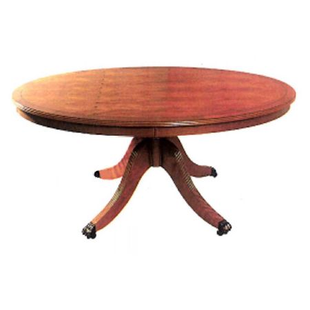 4ft oval coffee table with rim 