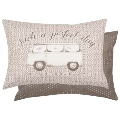 Clayre & Eef Such a Perfect Day Kissenbezug Wendemuster MIT INLETT ca. 35 x 50 cm