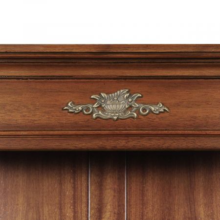 Bücherregal / Open Bookcase "Empire", in Mahagoni