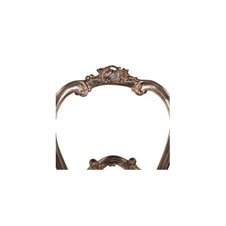 Dekostuhl in silber mit blaumen Sitzkissen aus Samt Stuhl