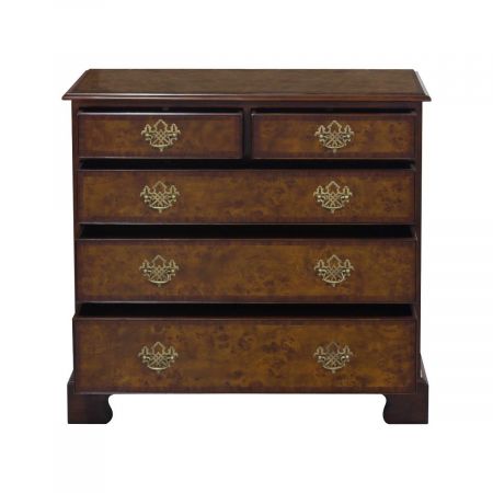 Englisch Comode Burl mit 5 Schubladen