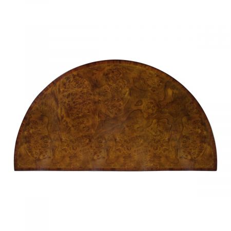 Demilune Cabinet in Burl