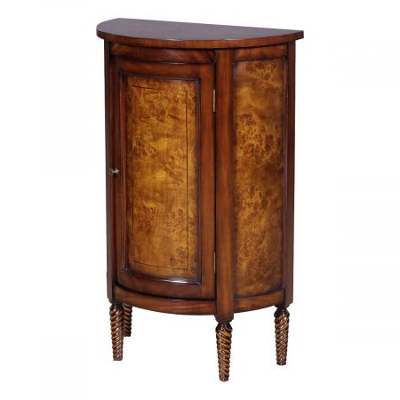 Demiloone Side Cabinet in Burl