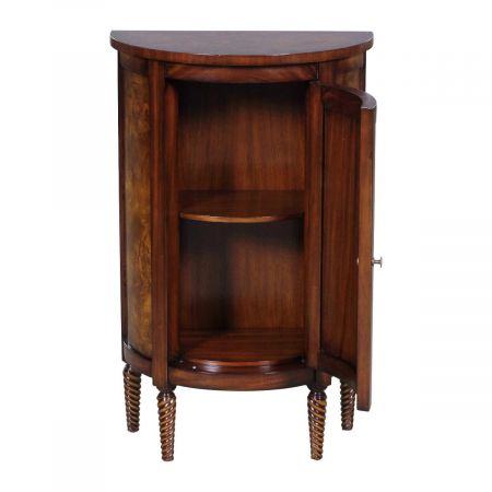 Demiloone Side Cabinet in Burl