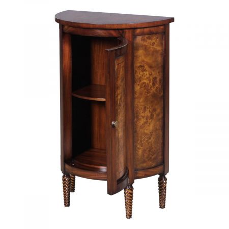 Demiloone Side Cabinet in Burl