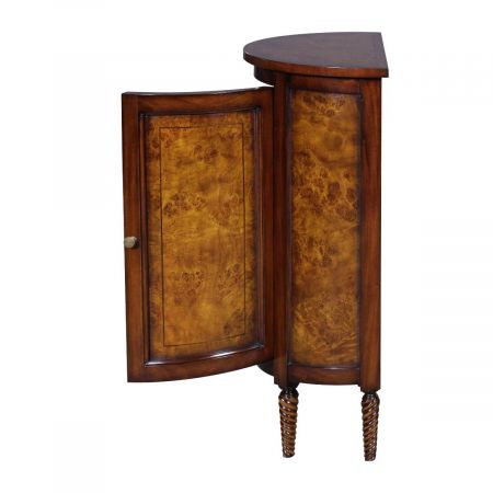 Demiloone Side Cabinet in Burl