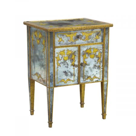 Sidetable "Eglomised Stand" in Special Finish