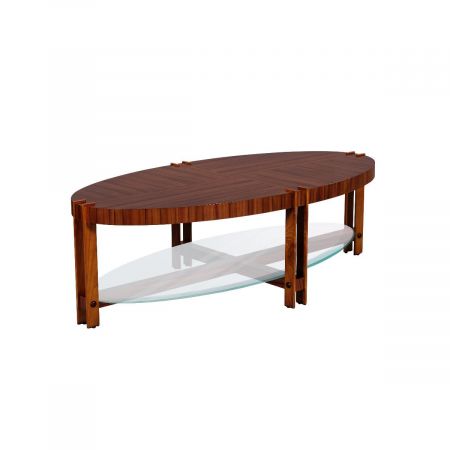 Ovaler Kaffeetisch im Midcentury Stil