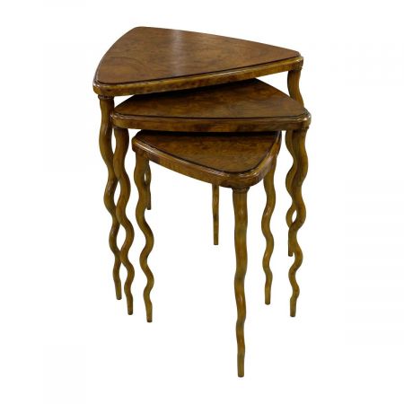 Art Deco Nest of Tables "Alexander" in Ash