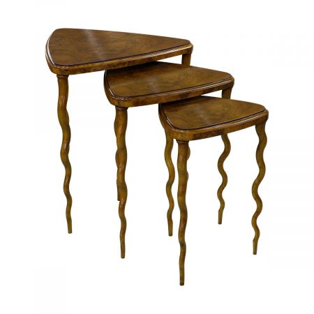 Art Deco Nest of Tables "Alexander" in Ash