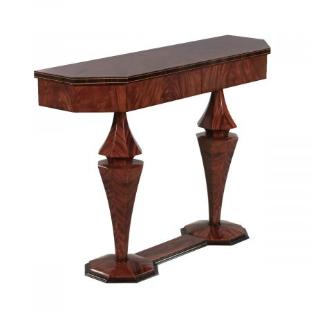 Art déco Stil Konsolentisch "Octavia" mit geometrischen Formen