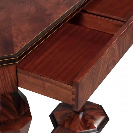 Art déco Stil Konsolentisch "Octavia" mit geometrischen Formen