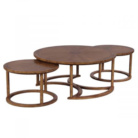 Runder Kaffeetisch "Triplet"