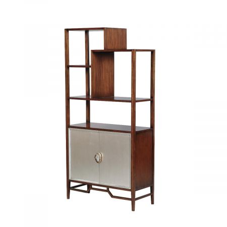 Mid Century Regal / Raumteiler "Palermo", links, mit Metall Türen