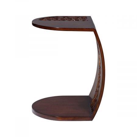 Art Deco Snack Table in Mahagoni