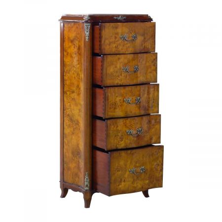 Kommode Lingerie Chest "Arlington" in Burl