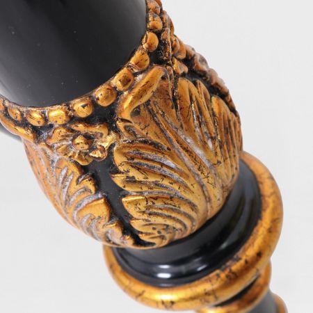 Sofatisch "Karna" 122cm Mahagoni mit Glassplatte