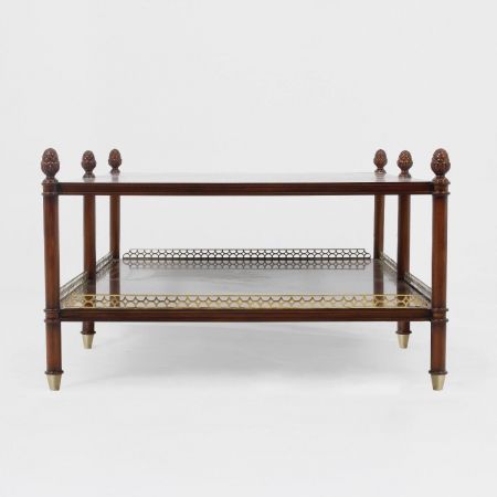 Sofatisch "Doina" 129cm in Mahagoni