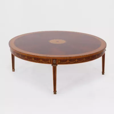 Runder Kaffeetisch / Coffee Table "Leopold"